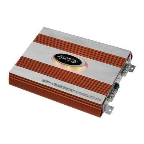 Spectron SP-A1500D owner's manual