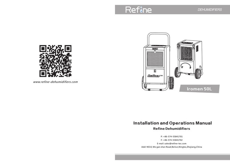 Refine Iromen 50L User manual