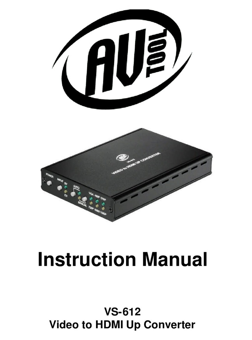 AV TOOL VS-612 User manual AV TOOL VS-612 User manual