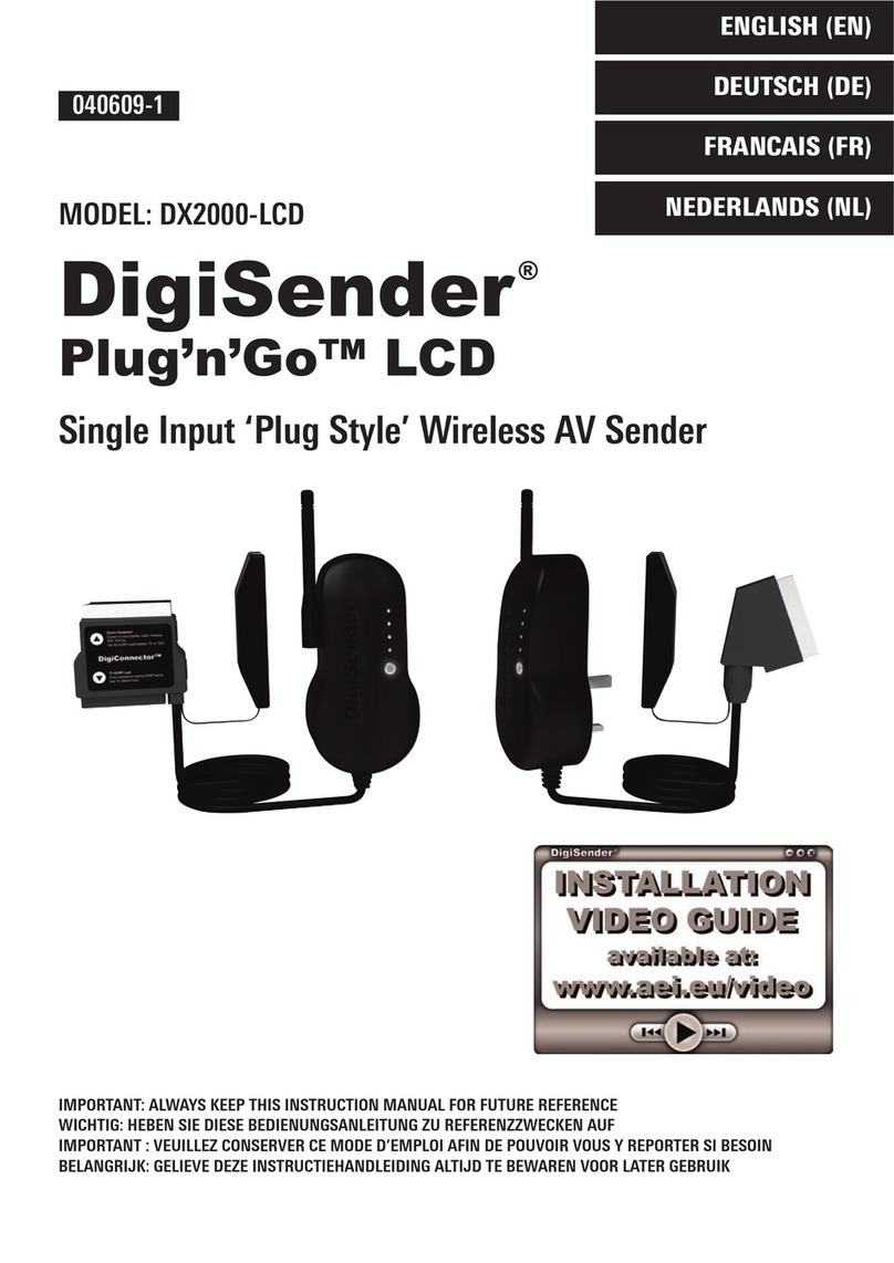 DigiSender Plug'n'Go DX2000-LCD installation guide