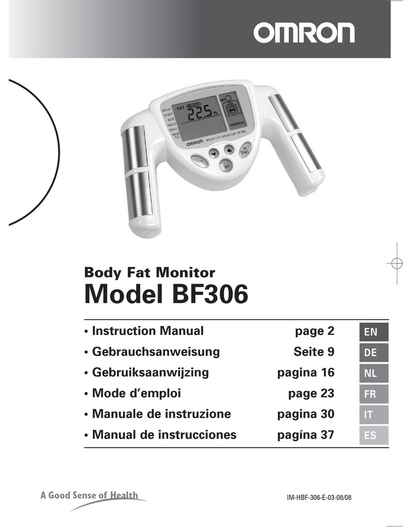 Omron BF306 User manual