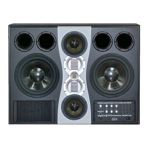 Adam S6X User manual