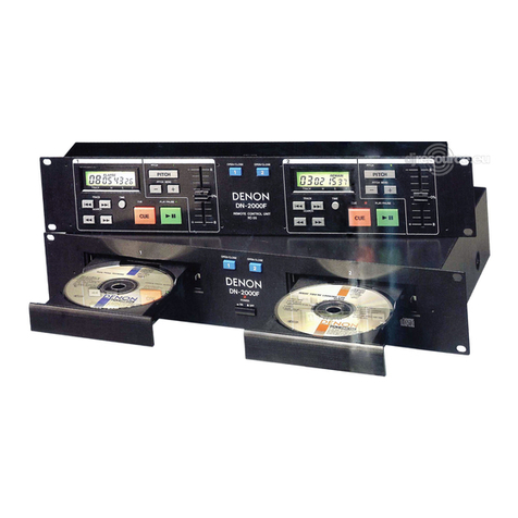Denon DN-2000F User manual Denon DN-2000F User manual