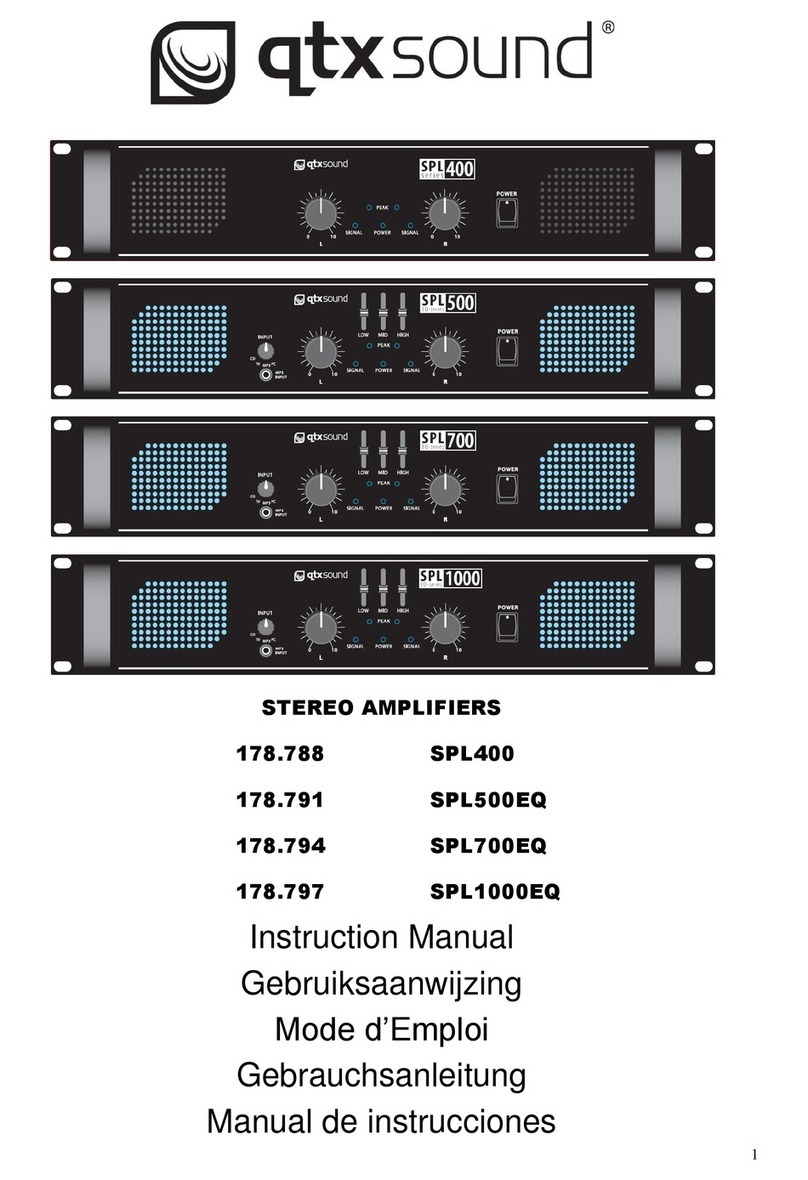 qtxsound SPL400 instruction manual