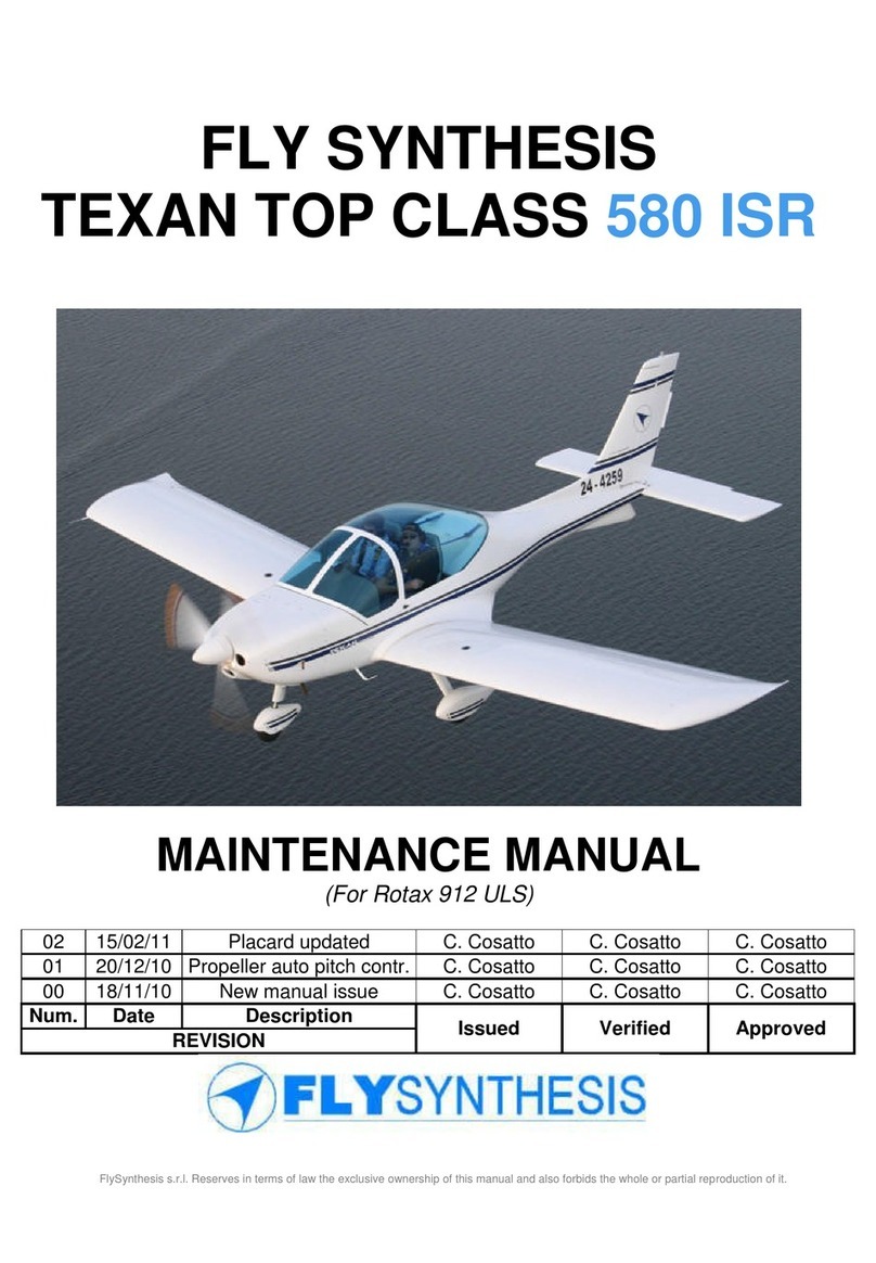 FlySynthesis Texan top class 580 ISR Maintenance manual FlySynthesis Texan top class 580 ISR Maintenance manual
