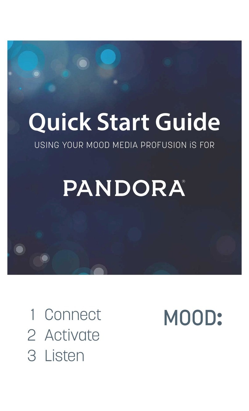 MOOD Pandora quick start guide