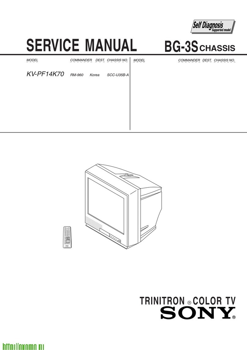 Sony Trinitron KV-PF14K70 User manual