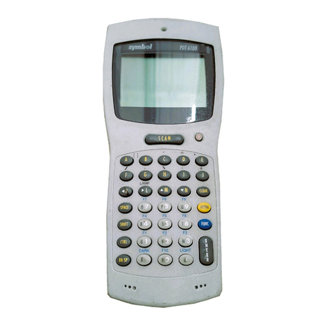 Symbol PDT 6100 Series Installation and operation manual Symbol PDT 6100 Series Installation and operation manual