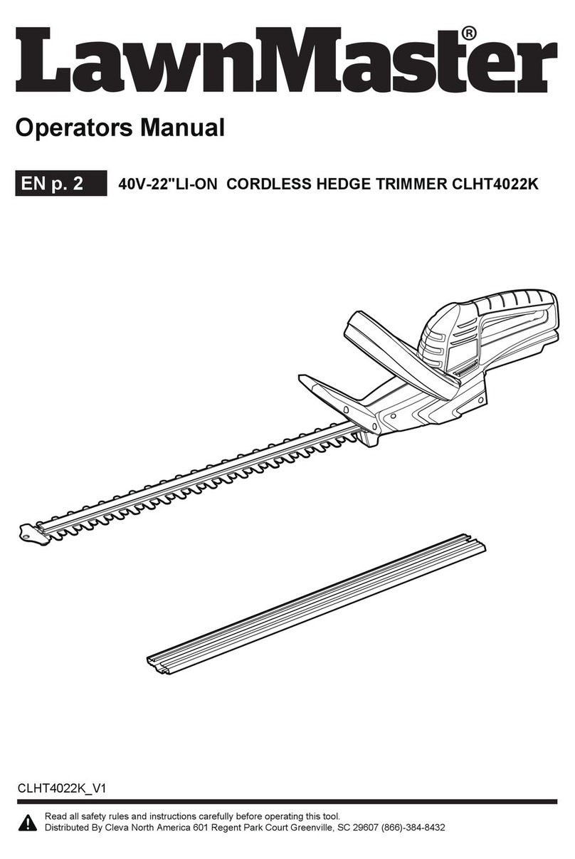 LawnMaster CLHT4022K User manual