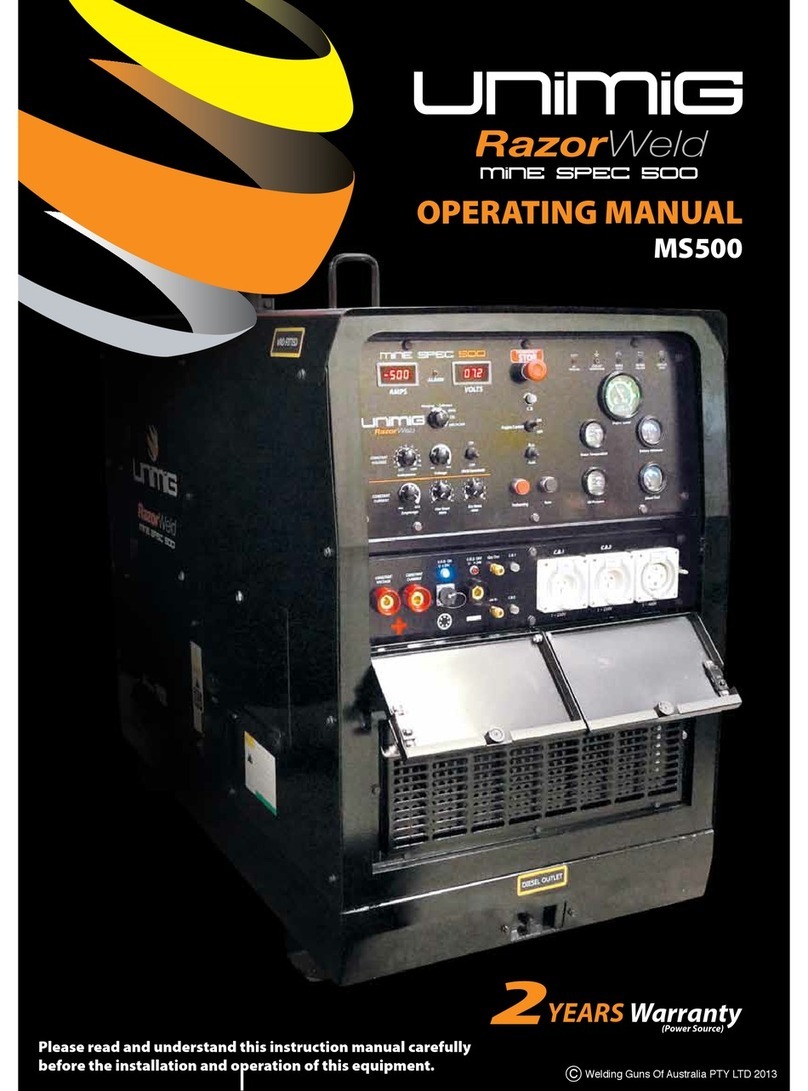 Uni-Mig RazorWeld MS500 User manual