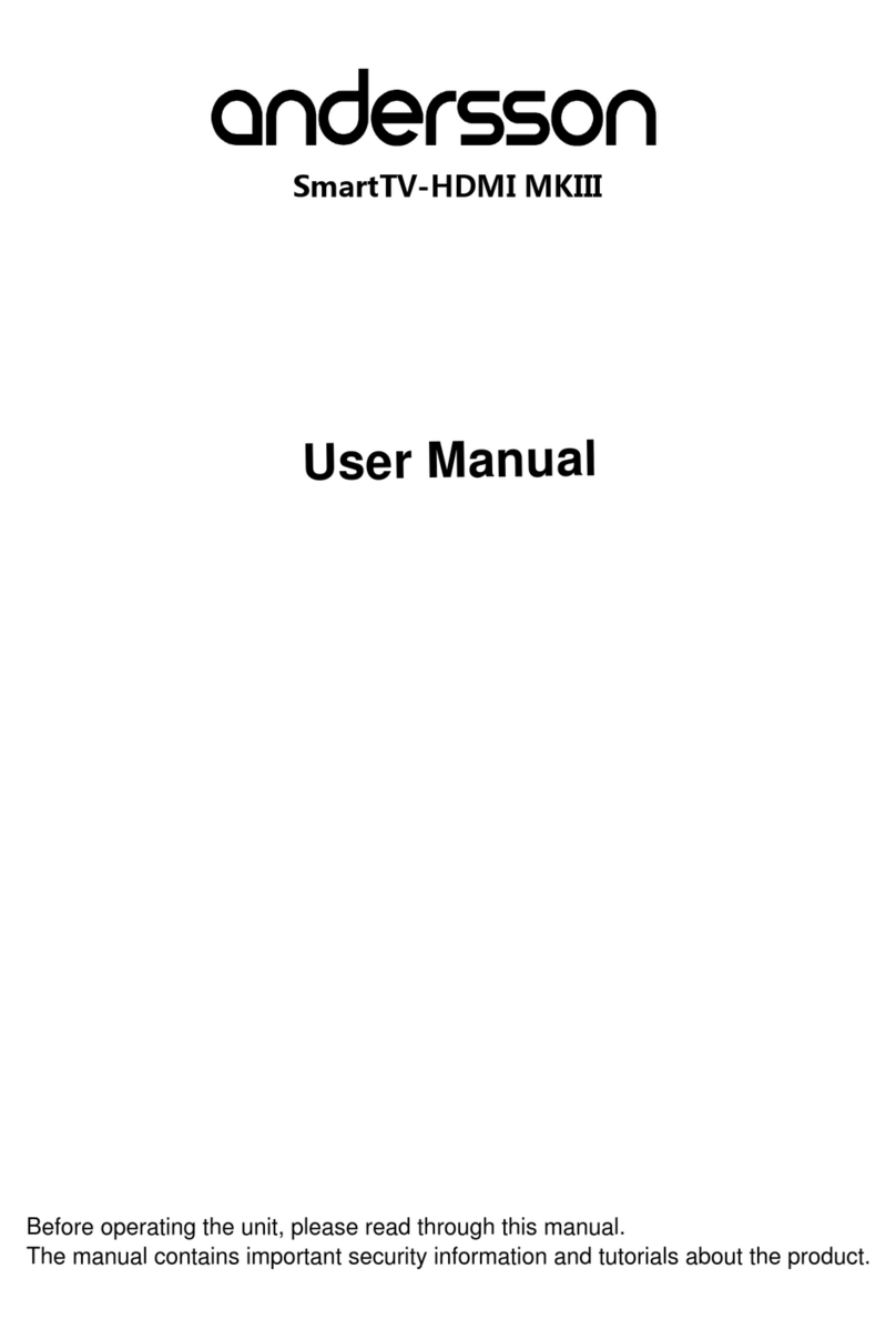 Andersson SmartTV-HDMI MKIII user manual