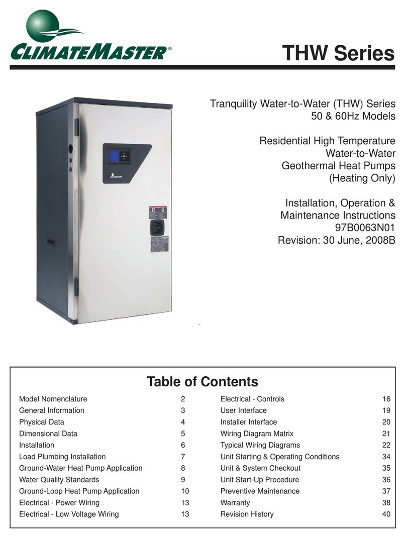 ClimateMaster THW Series Guide