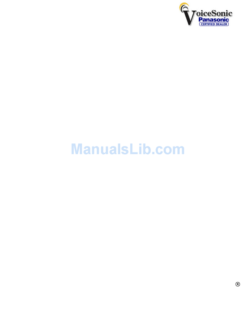 Panasonic Easa-Phone VA-123210 Installation and programming manual Panasonic Easa-Phone VA-123210 Installation and programming manual