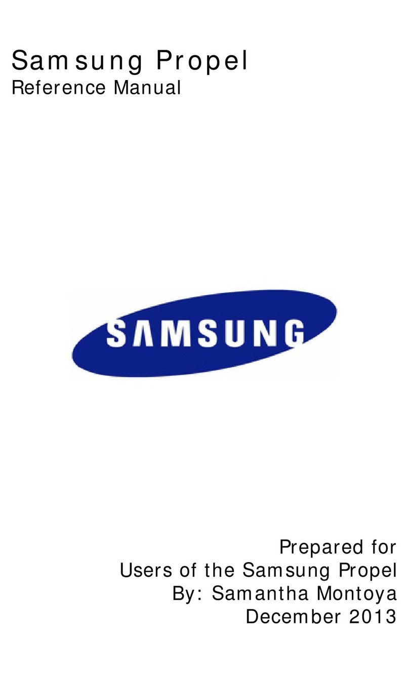 Samsung Propel Reference manual