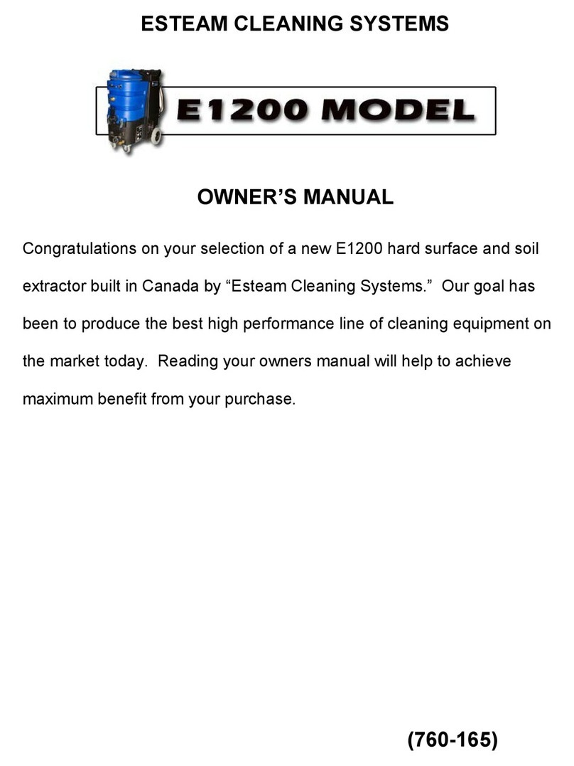 Esteam e1200 owner's manual