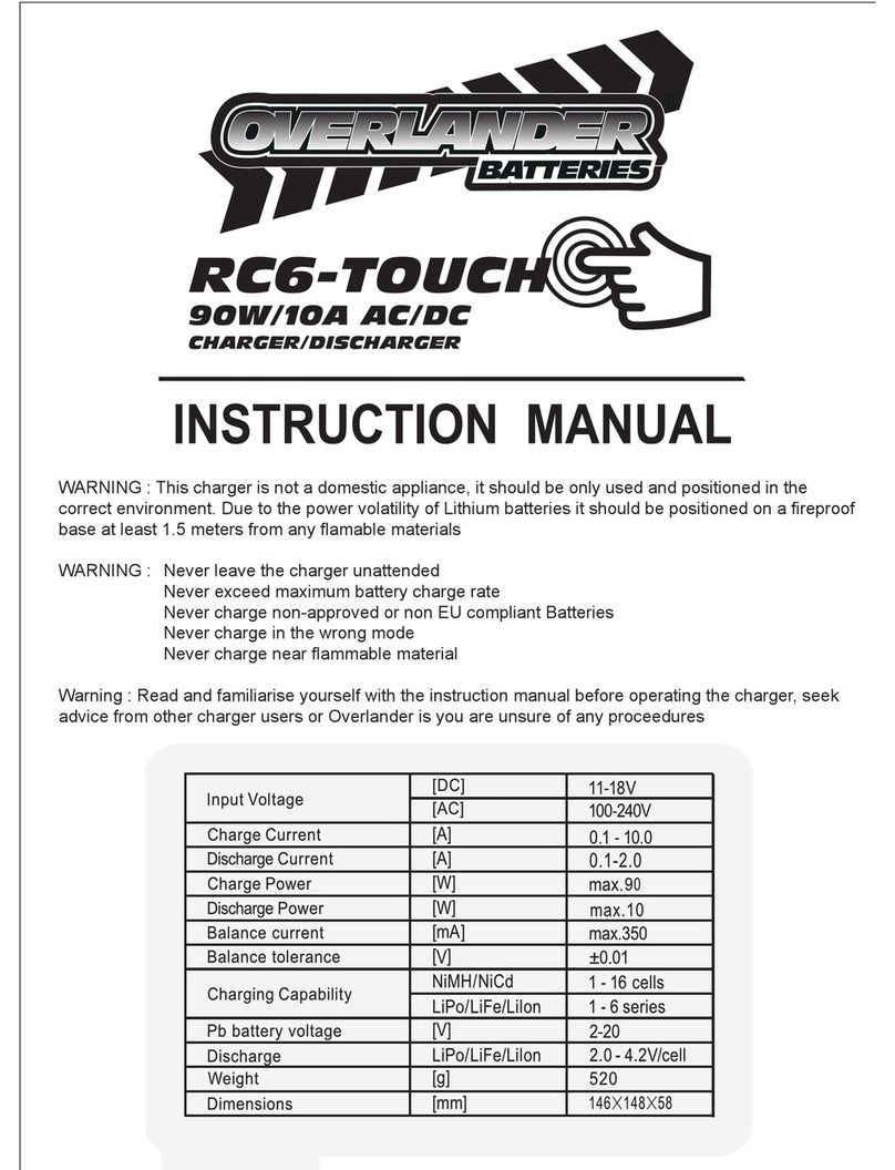 Overlander RC6-Touch instruction manual