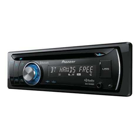 Pioneer DEH-P6100BT - Radio / CD User manual