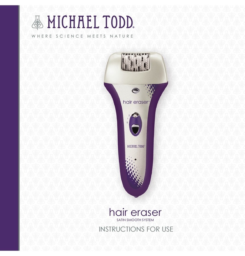 Michael Todd HAIR ERASER Instructions for use