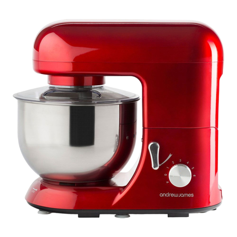 Andrew James 5.2 L Food Mixer User manual Andrew James 5.2 L Food Mixer User manual