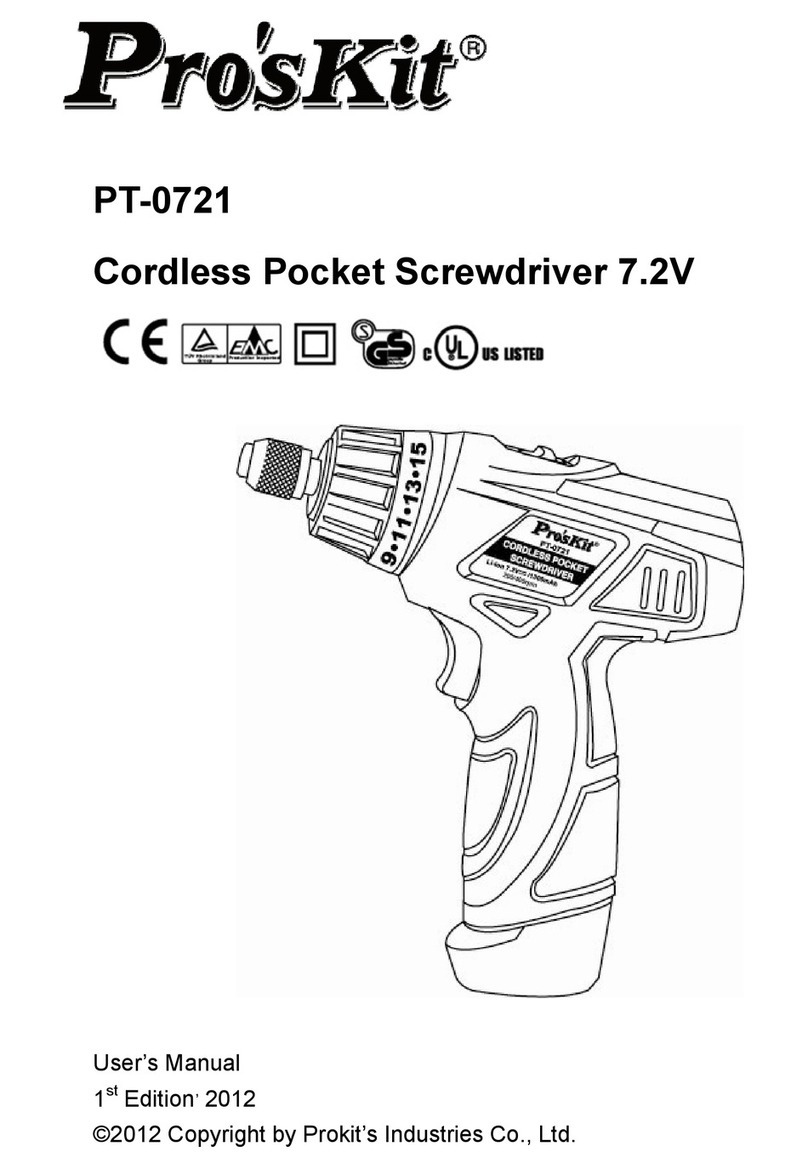 Pro's Kit PT-0721 user manual