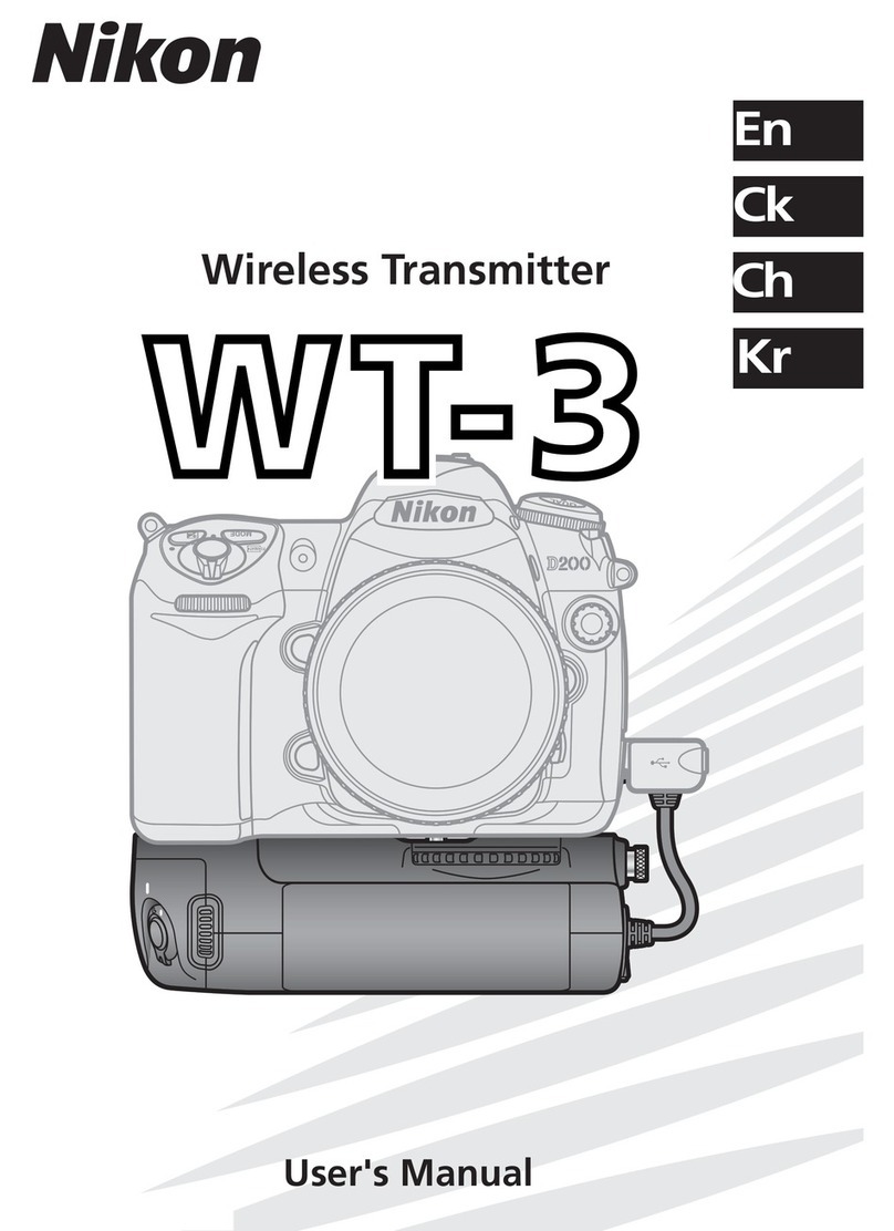 Nikon WT-3 User manual Nikon WT-3 User manual