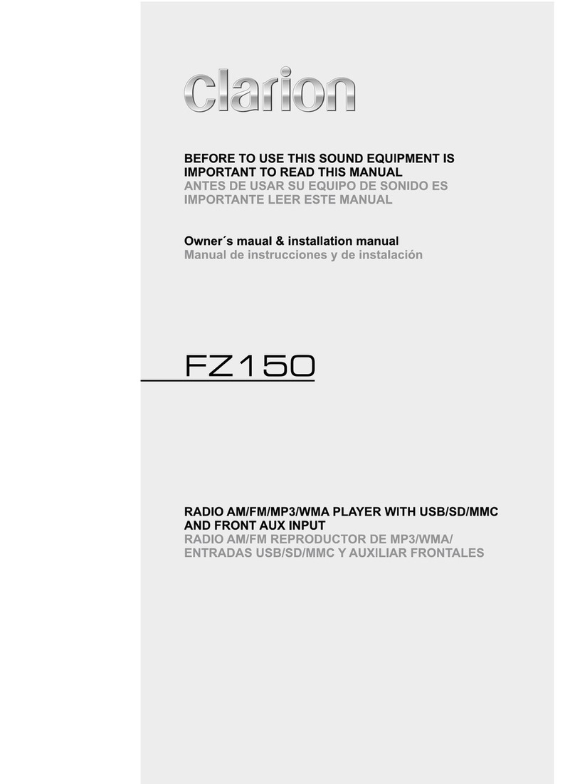 Clarion FZ.150 Repair manual