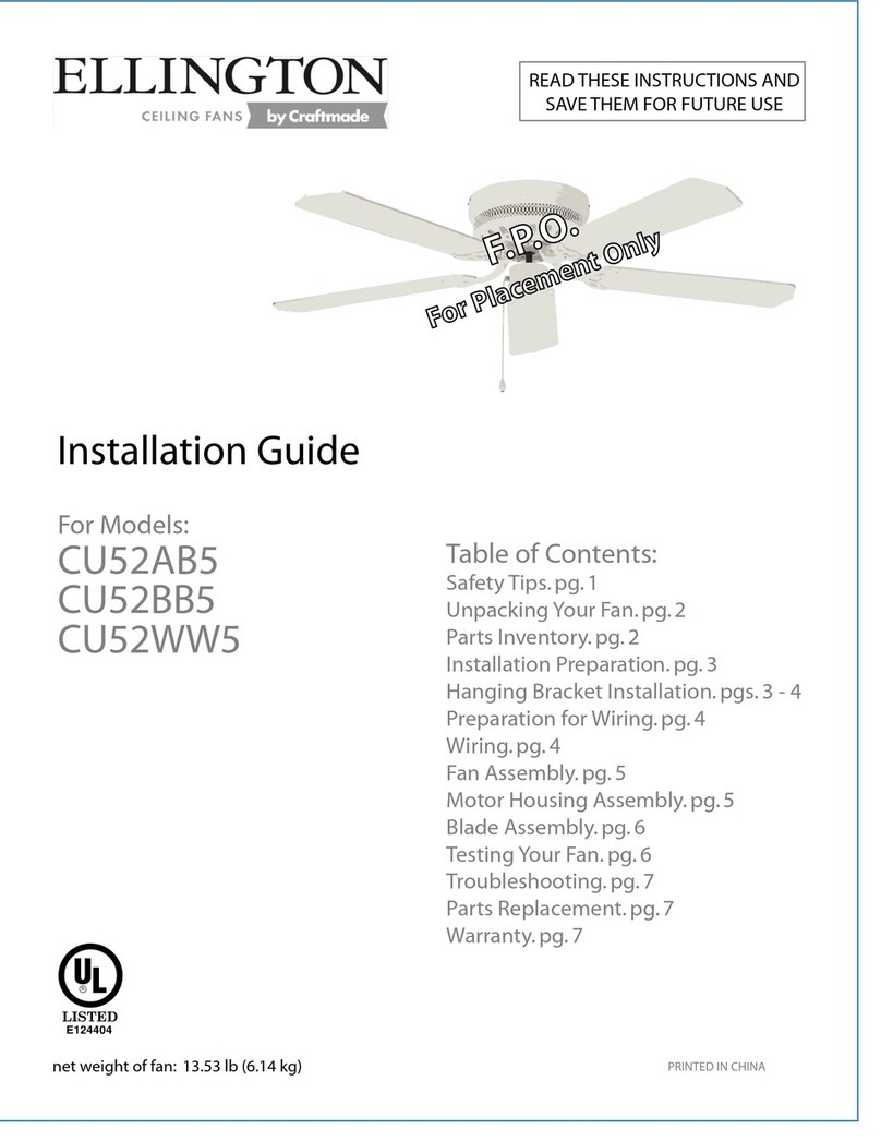 Ellington CU52AB5 User manual