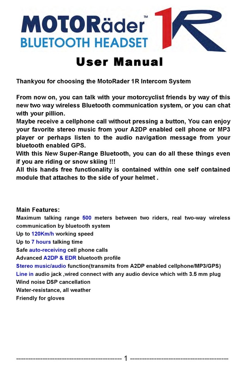 MOTORader 1R user manual
