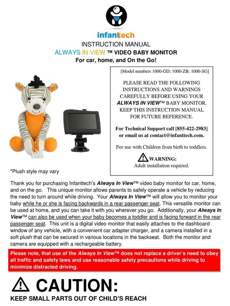 Infanttech ALWAYS IN VIEW 1000-GD User manual