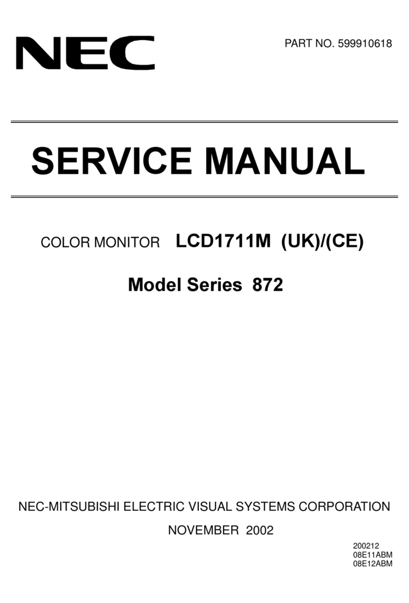 NEC LCD1711M User manual