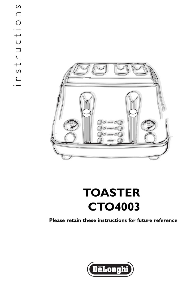 DèLonghi CTO4003 Series instructions