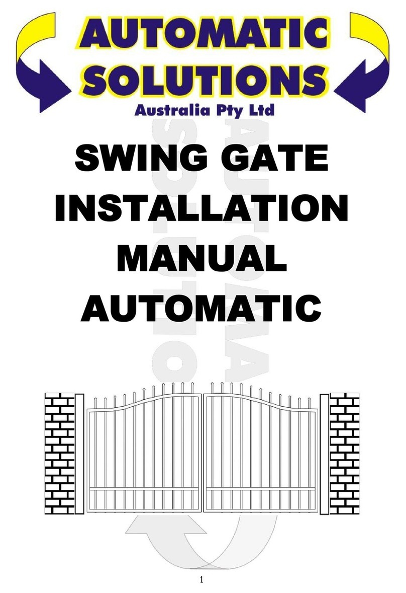 Automatic Solutions CTR50 installation manual