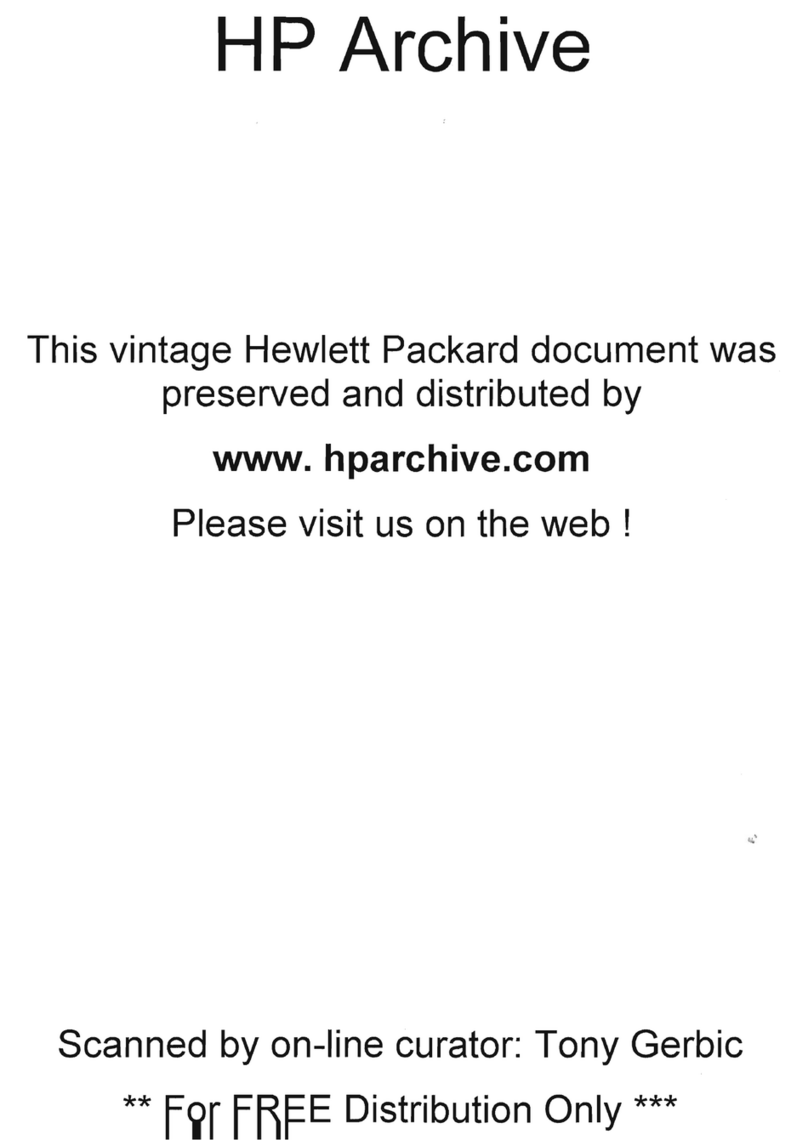 HP 150-2000 User manual