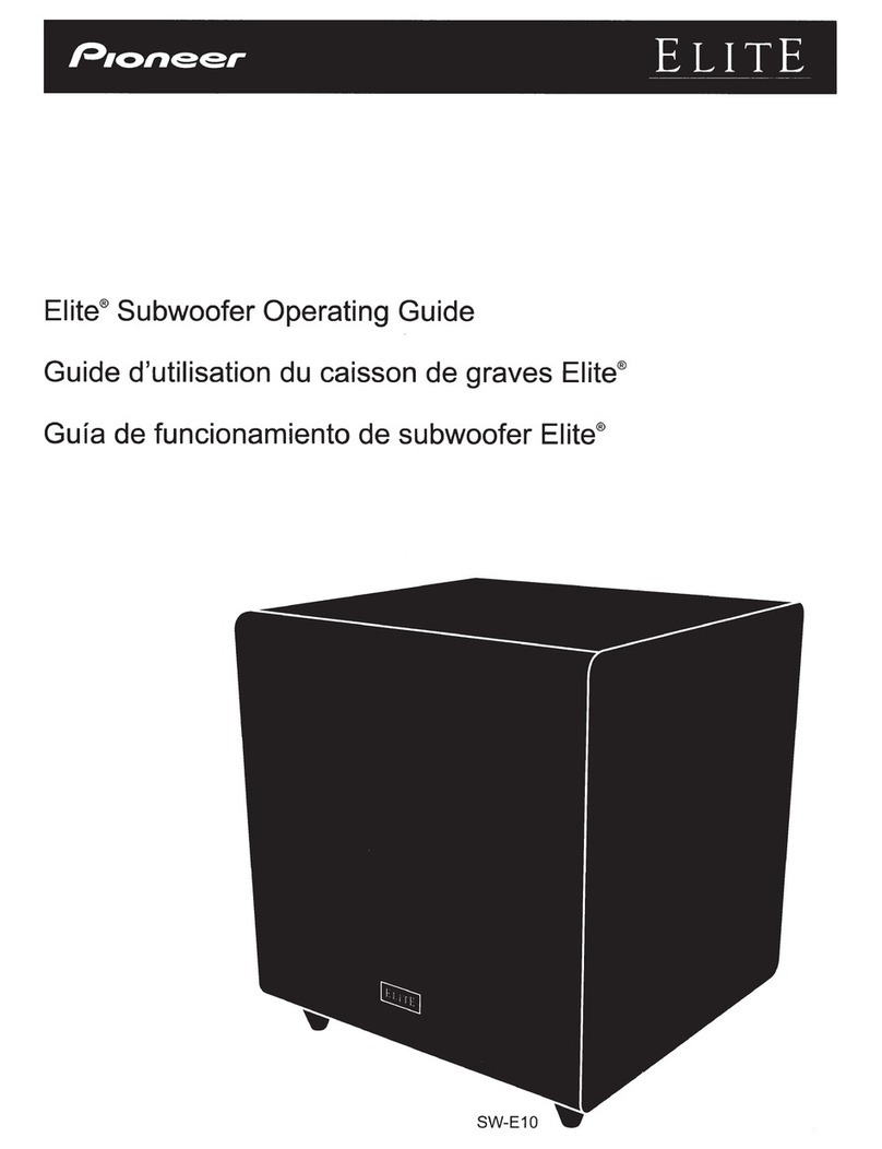 Pioneer Elite User manual