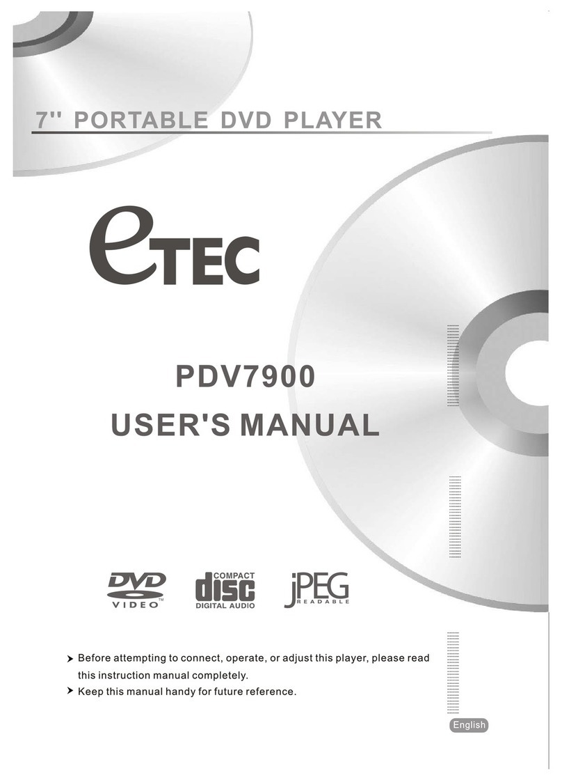 Etec PDV7900 user manual