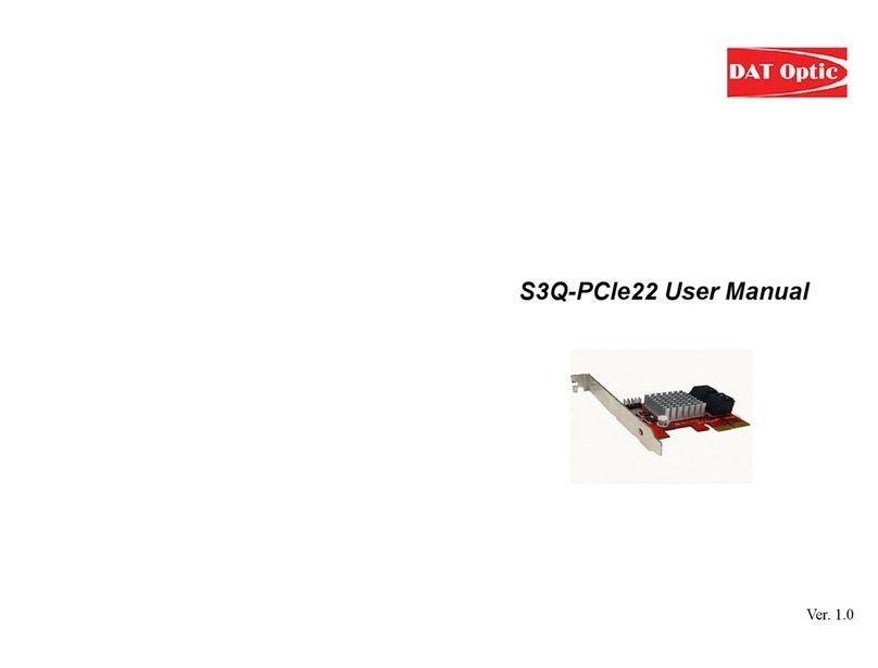 DAT S3Q-PCIe22 user manual