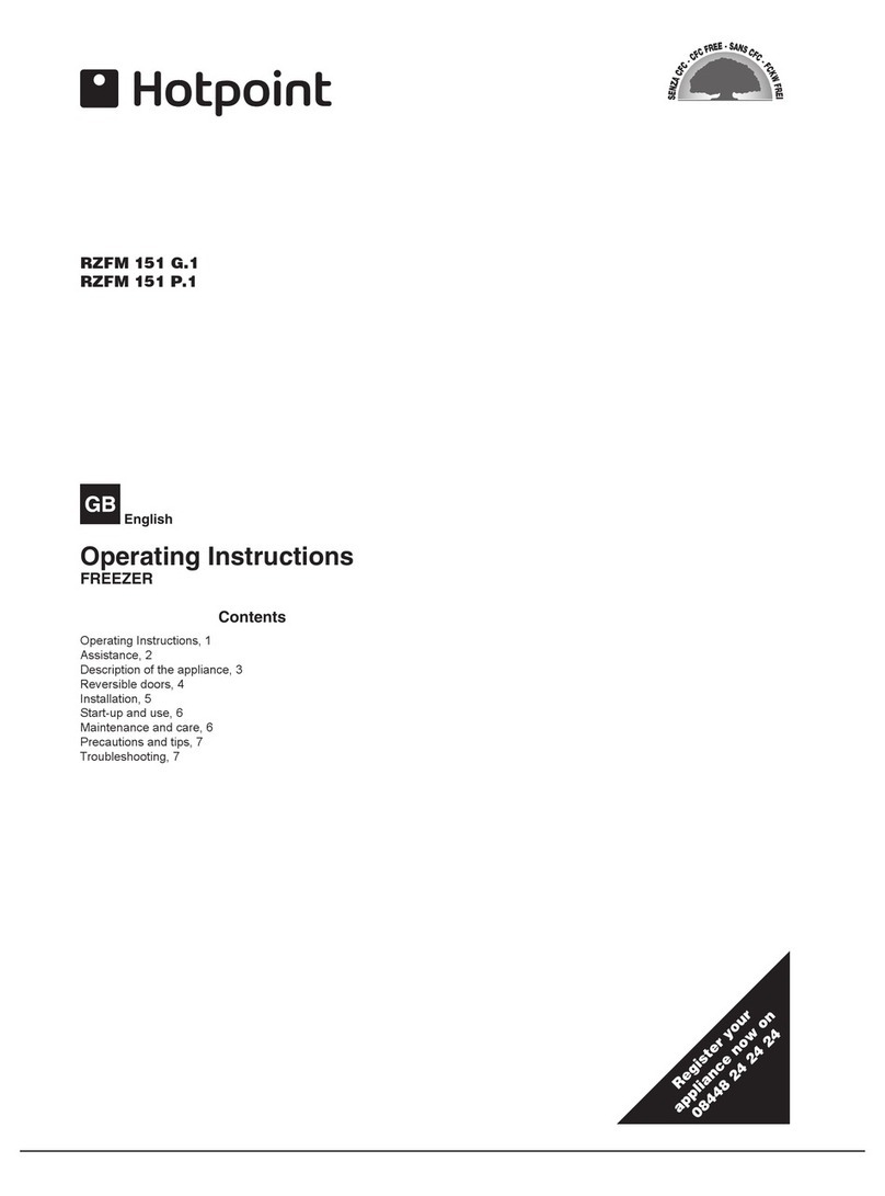Hotpoint RZFM 151 G.1 User manual Hotpoint RZFM 151 G.1 User manual