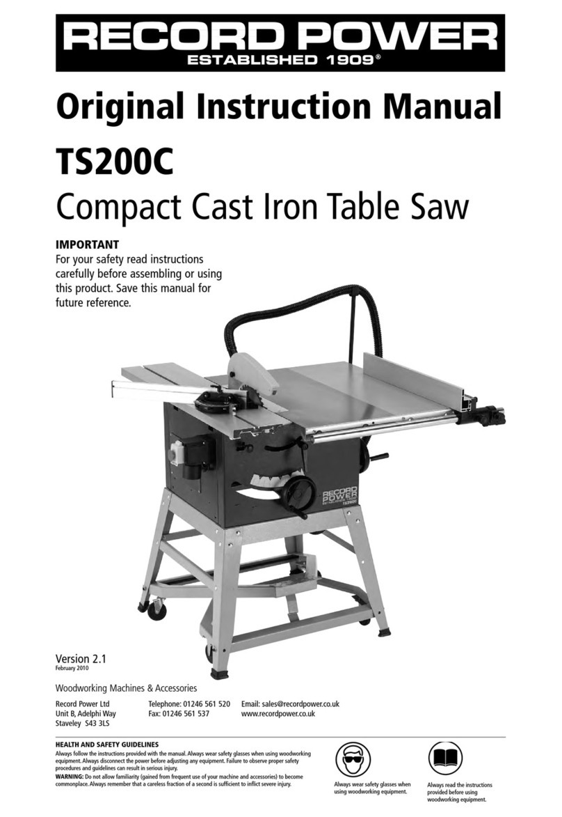 Record Power TS200C User guide