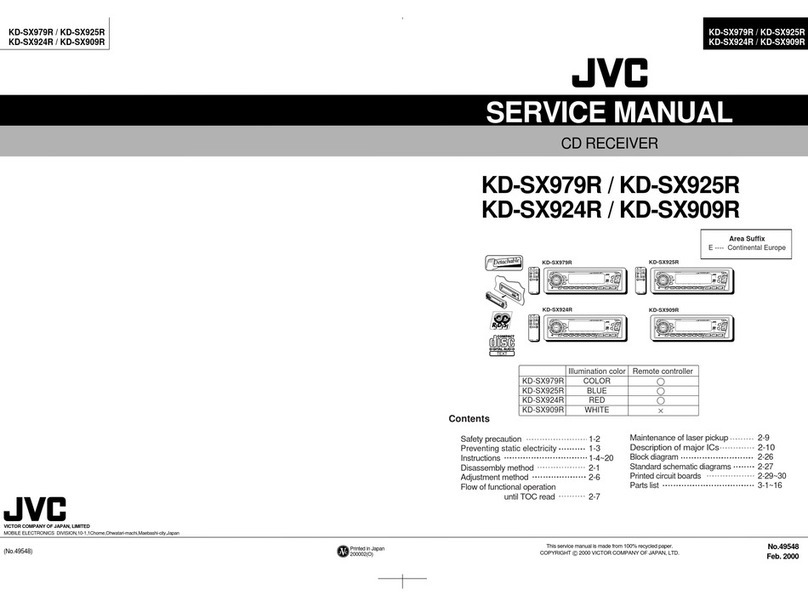 JVC KD-SX979R User manual