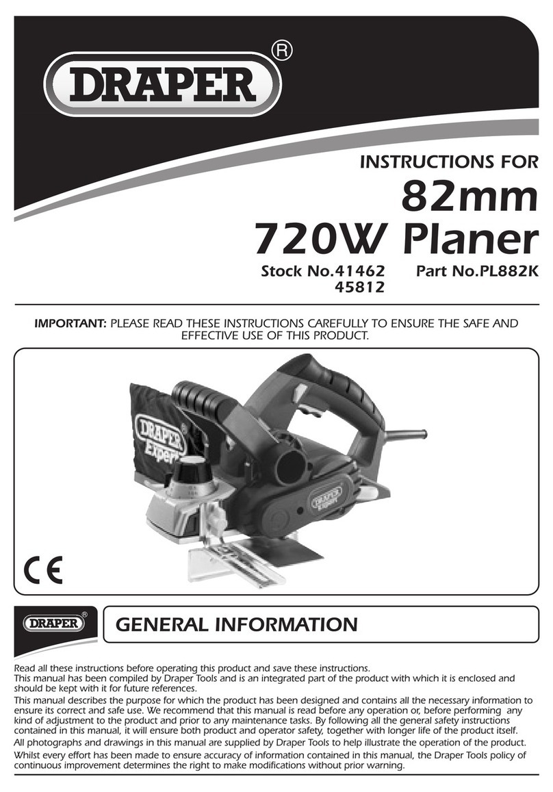 Draper PL882K instructions