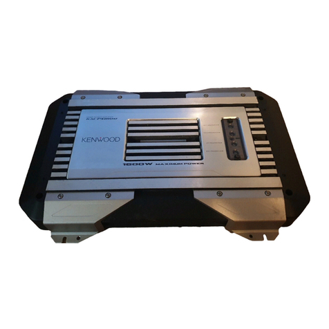 Kenwood KAC-X810D User manual Kenwood KAC-X810D User manual