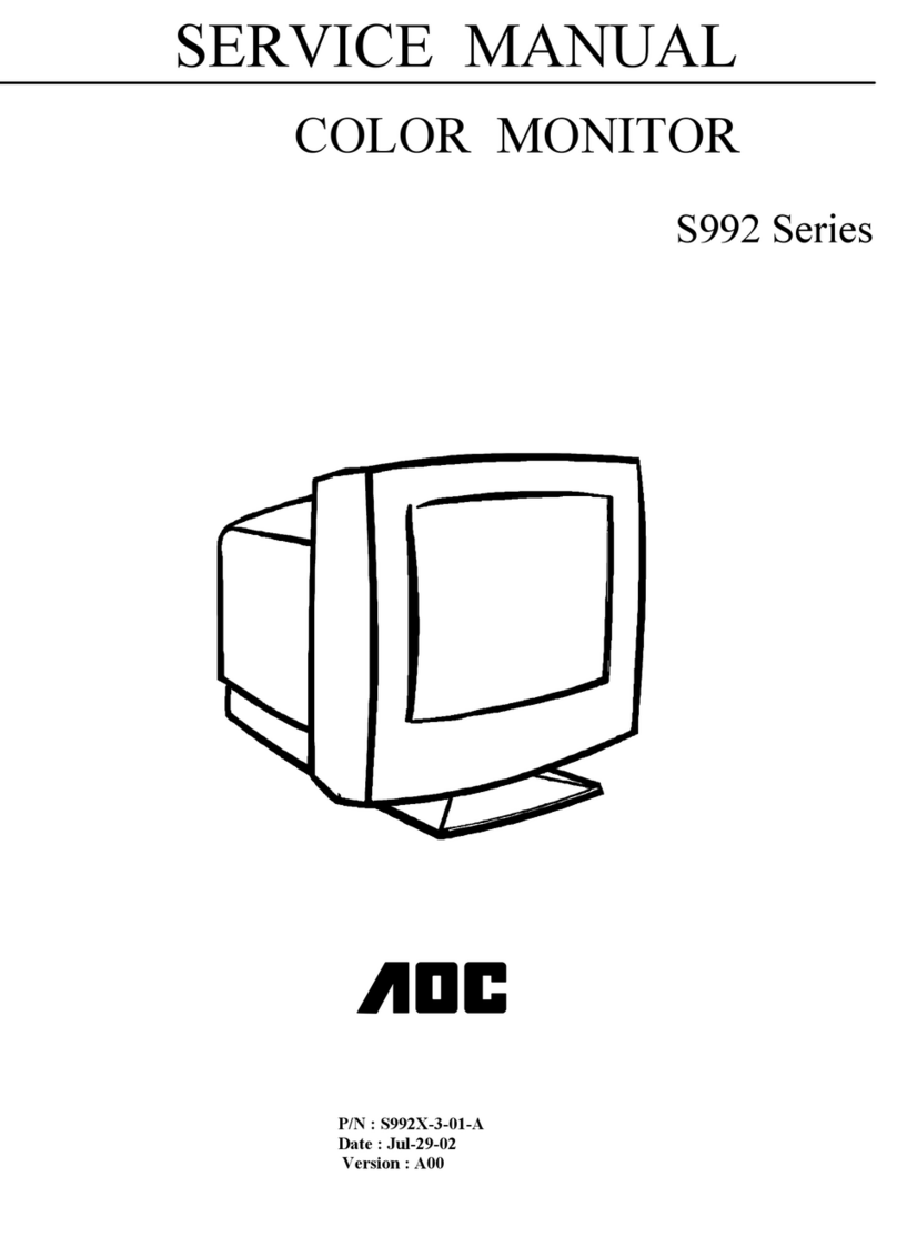 AOC S992 Series User manual