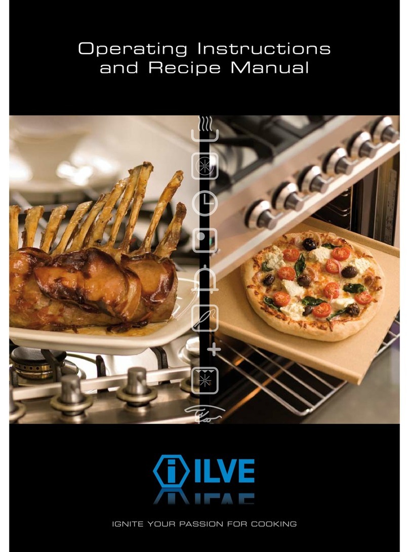 ILVE 1739ae Operating instructions and recipe manual