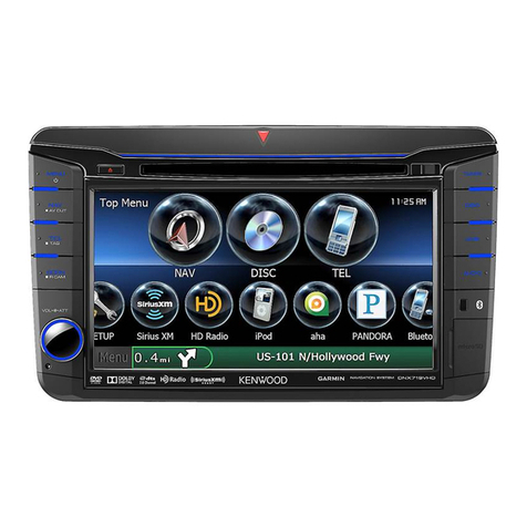 Kenwood DNX719VHD User manual