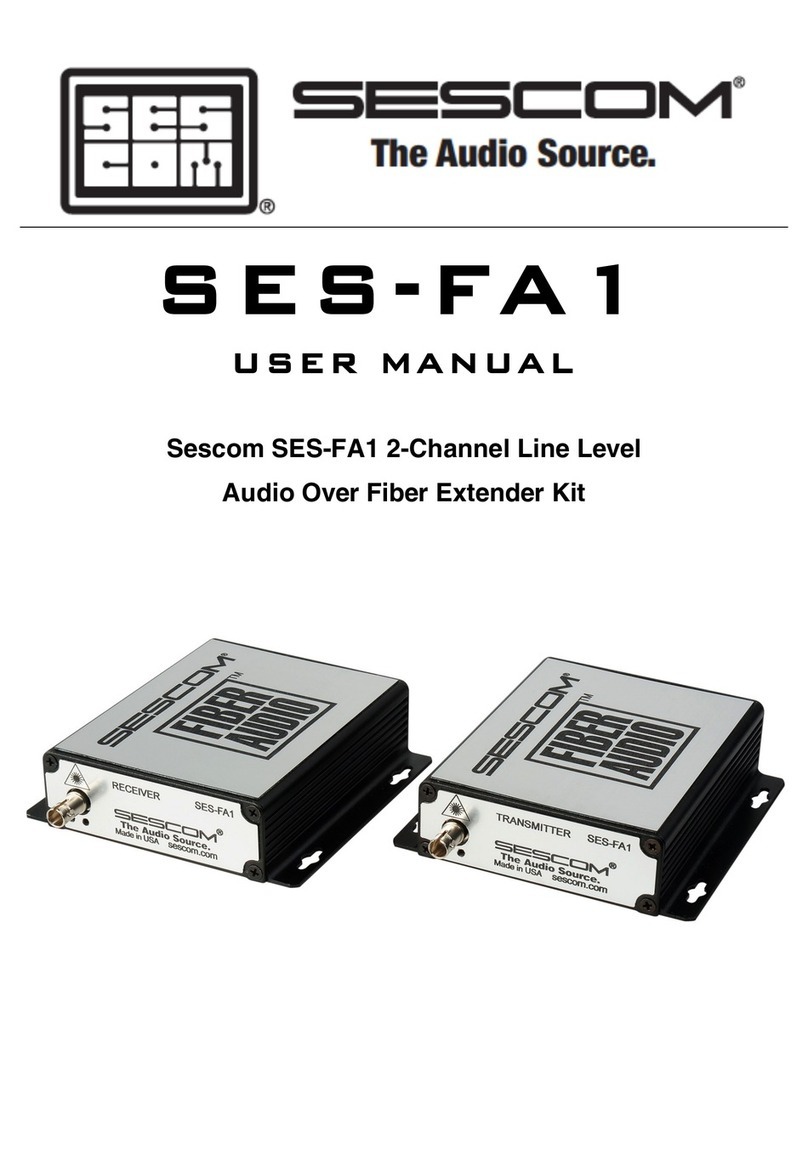 sescom SES-FA1 user manual