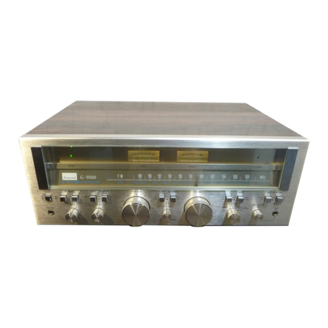 Sansui G-5500 User manual