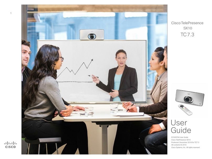 Cisco TelePresenceSX10 User manual