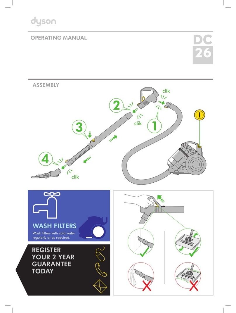 Dyson DC26 operating manual