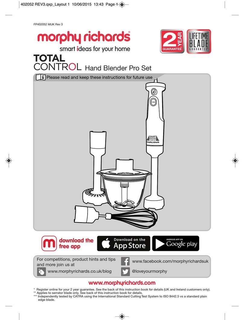Morphy Richards Total Control User manual