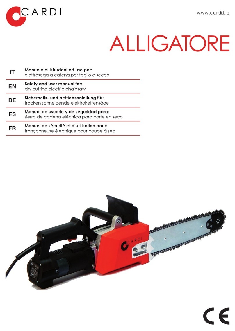 Cardi Alligatore User manual
